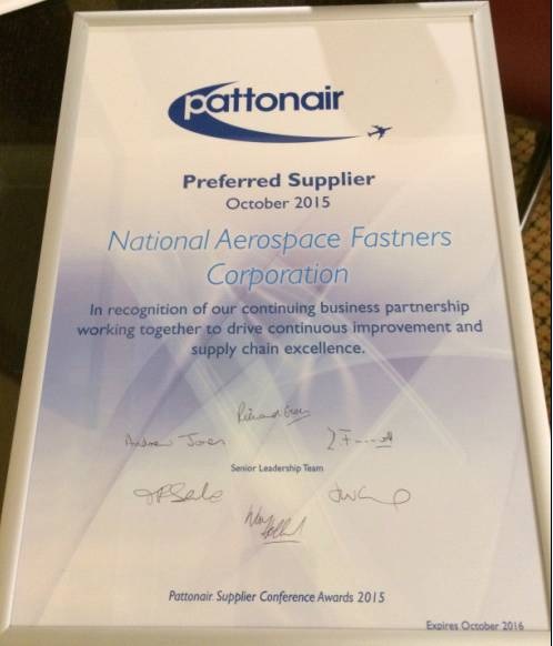 Read more about the article Pattonair continuous improvement & supply chain excellence 2015